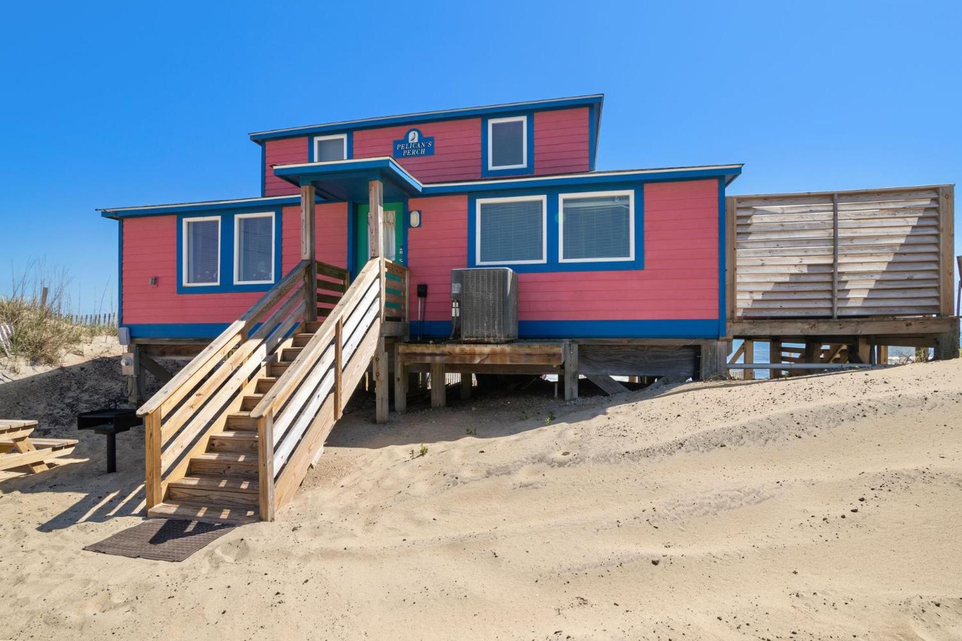 4102 Pelicans Perch: The Iconic Obx Oceanfront Kitty Hawk Exterior foto