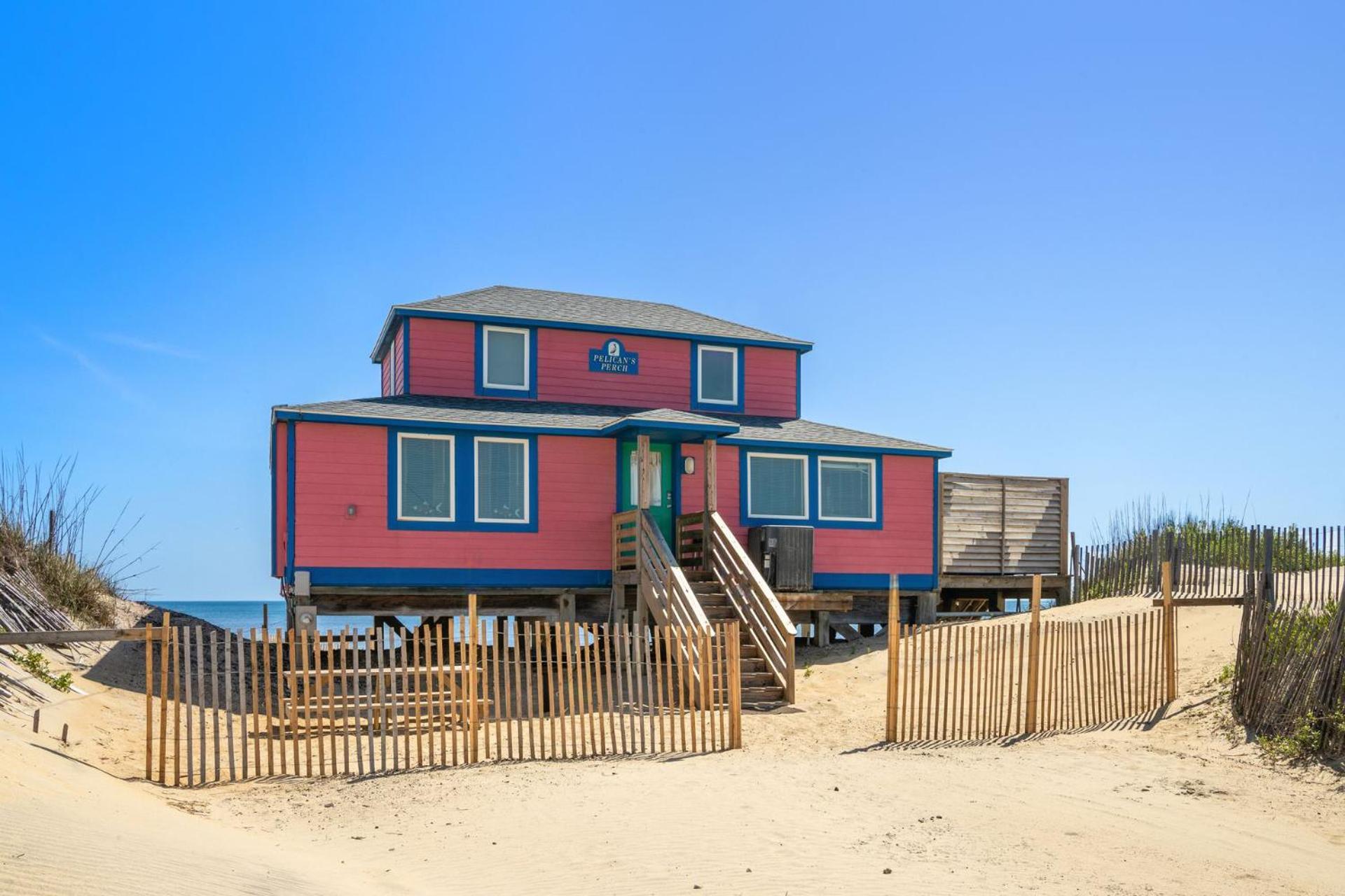 4102 Pelicans Perch: The Iconic Obx Oceanfront Kitty Hawk Exterior foto