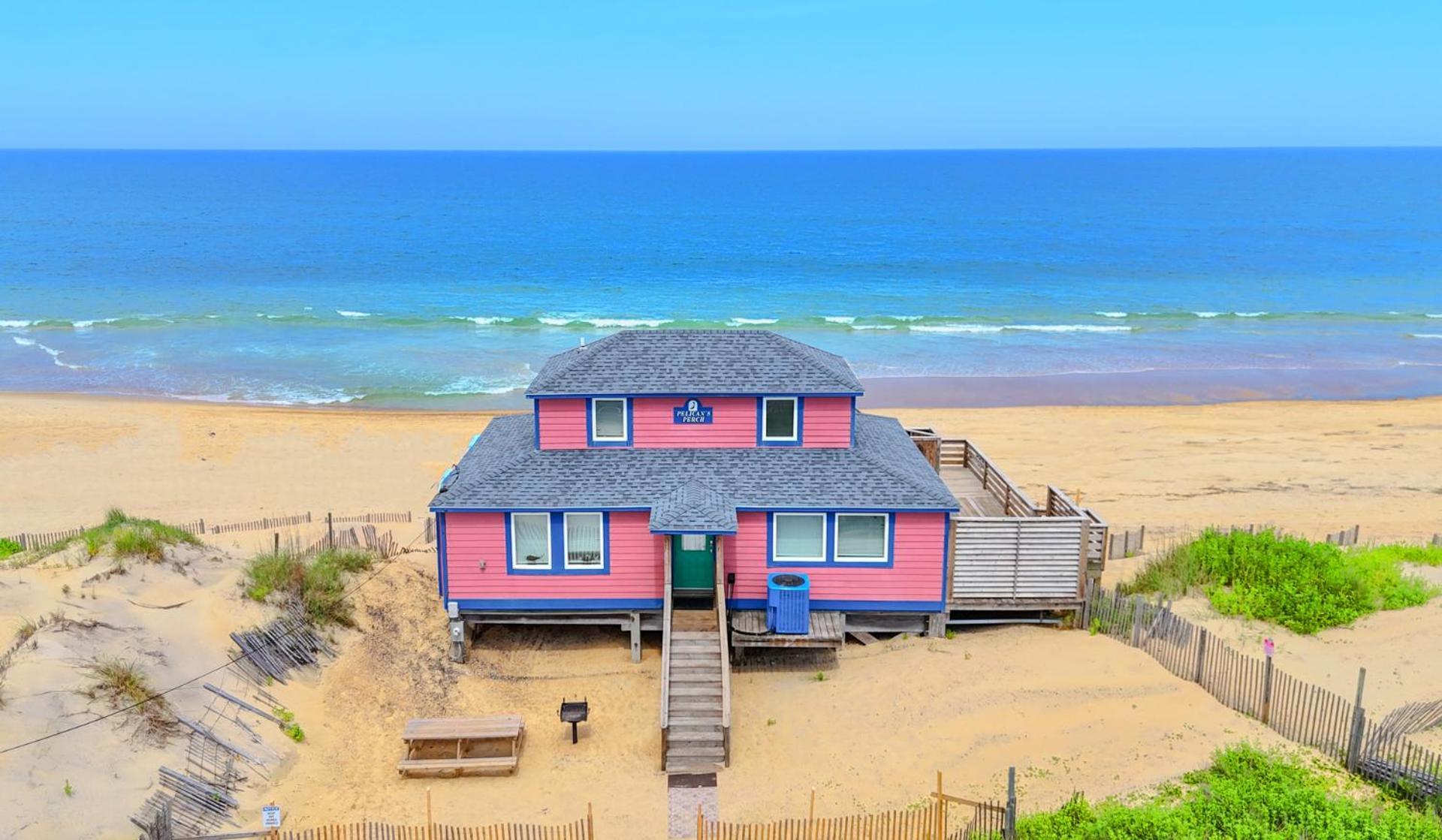 4102 Pelicans Perch: The Iconic Obx Oceanfront Kitty Hawk Exterior foto